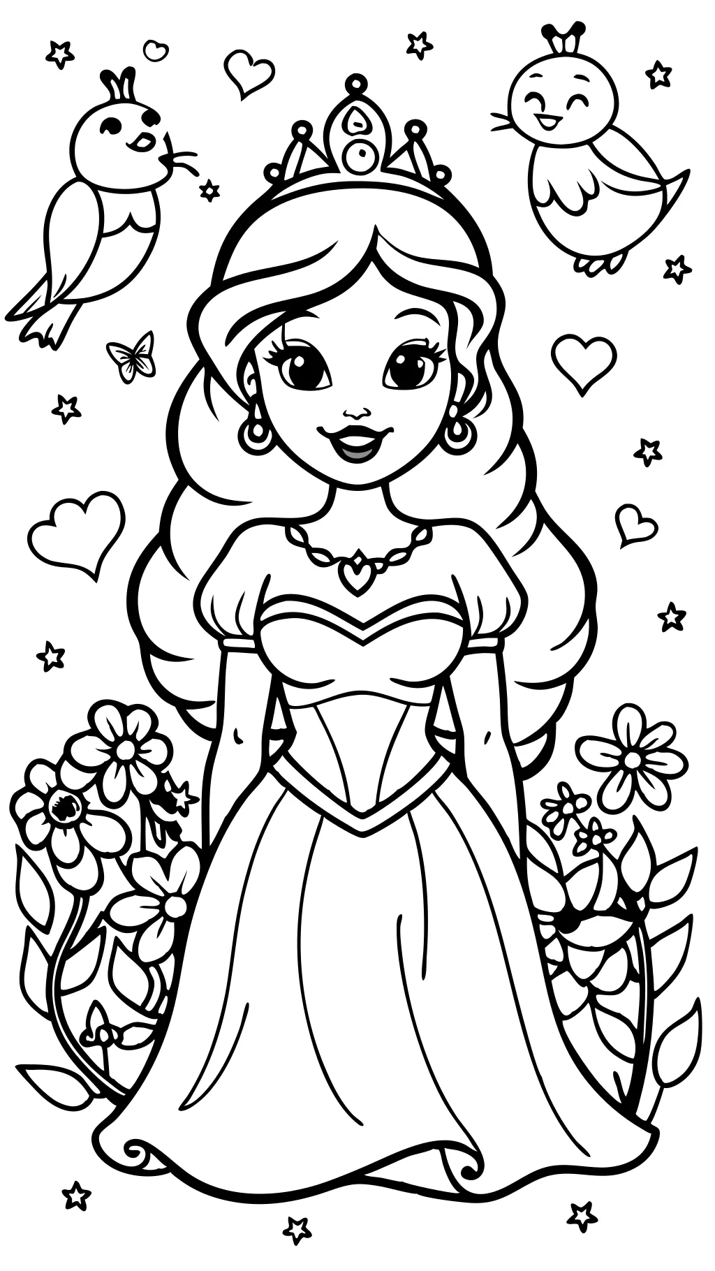 Páginas para colorear de Disney Princess